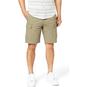 Dockers Mens Smart 360 Tech Cargo Shorts Olive Green Big & Tall Size 56 NEW